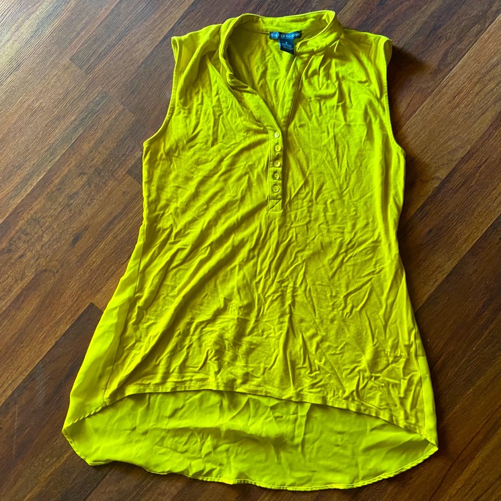 Chelsea & Theodore Sleeveless Tunic Top